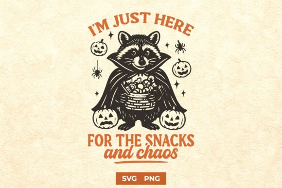 Funny Halloween Raccoon SVG PNG Design Review