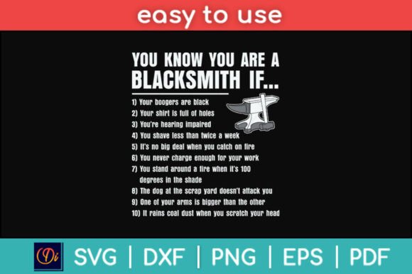 Funny Metalsmith SVG for Real Embroidery Use