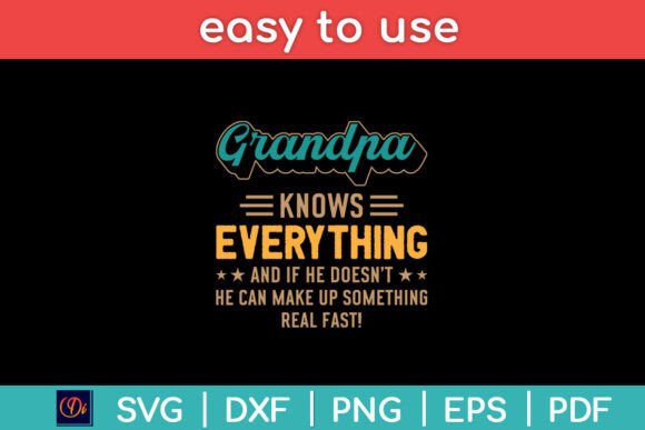 Grandpa Knows Everything Funny Grandpa Design Review