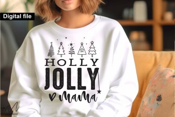 Holly Jolly Mama SVG: A Christmas Charm for Crafters