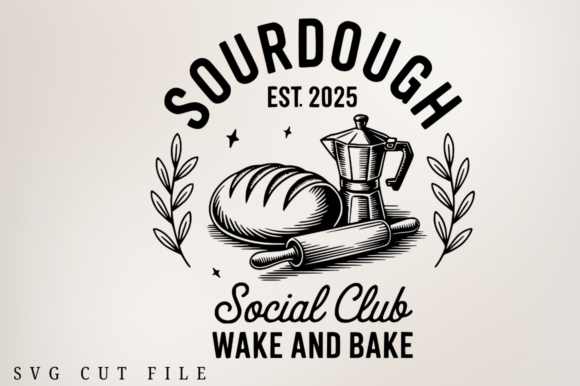 Sourdough Est 2025 Social Club SVG Design Review