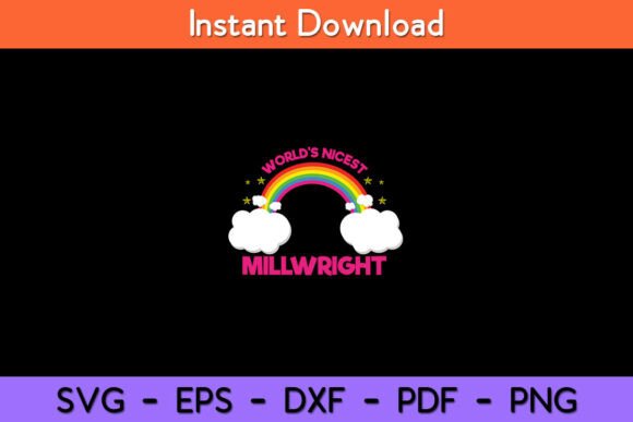 World's Nicest Millwright Gift Rainbow Review